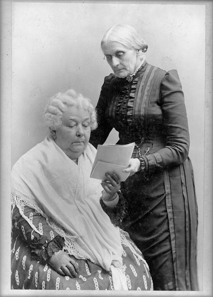 Susan B. Anthony y Elizabeth Cady Stanton
