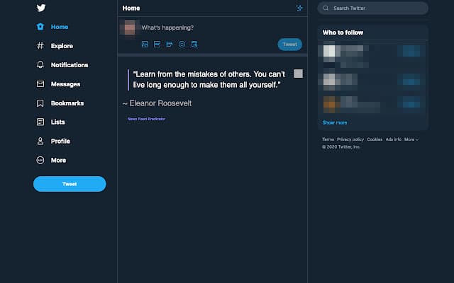Eliminador de noticias de X